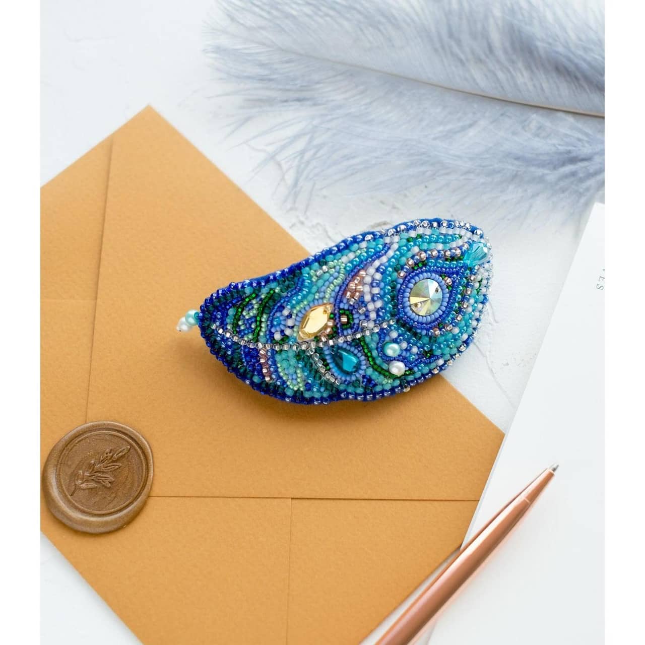 Abris Art Decoration Flap Bead Embroidery Kit